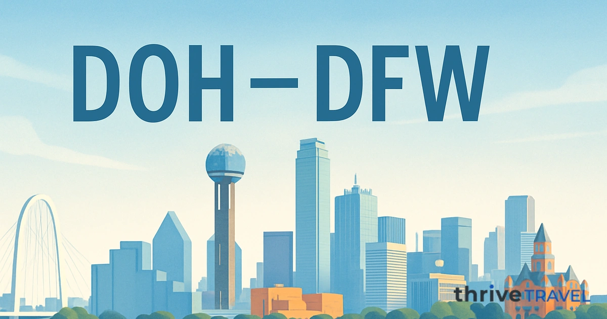 Doha to Dallas