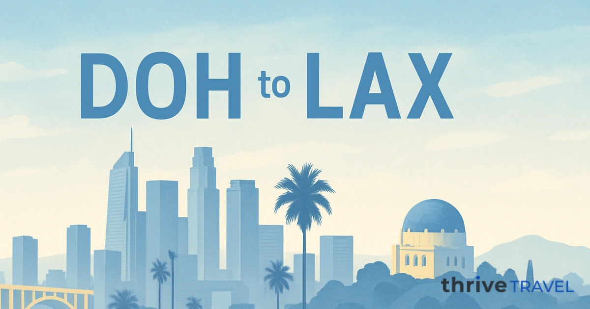 Doha to Los Angeles