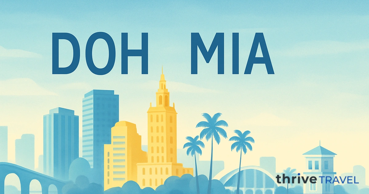 Doha to Miami
