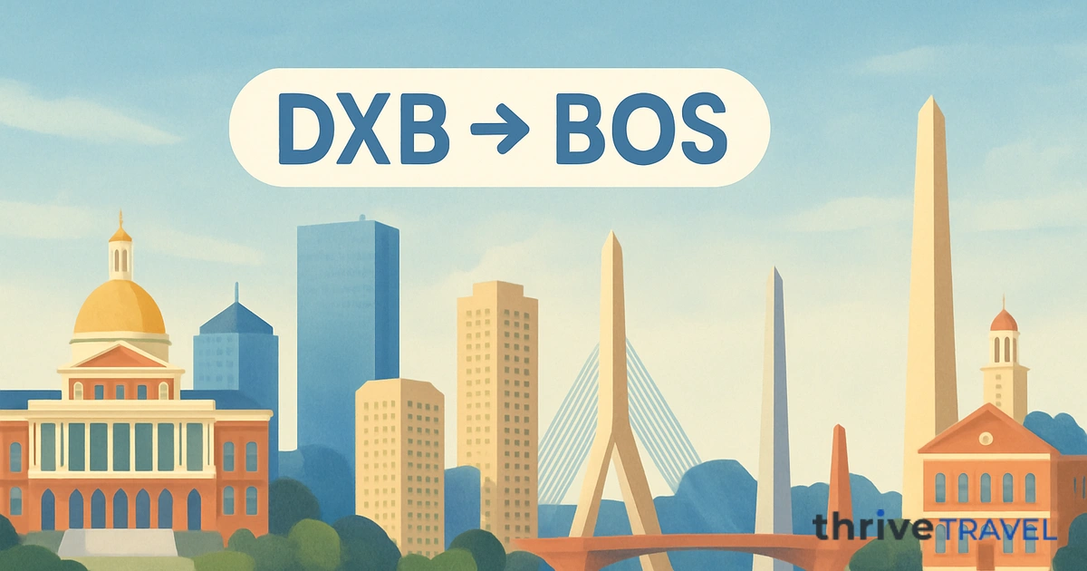 Dubai to Boston