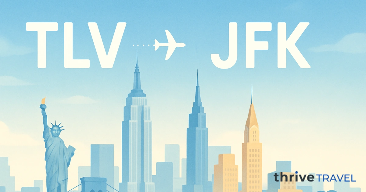 Tel Aviv to New York