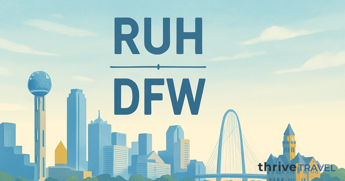Riyadh to Dallas