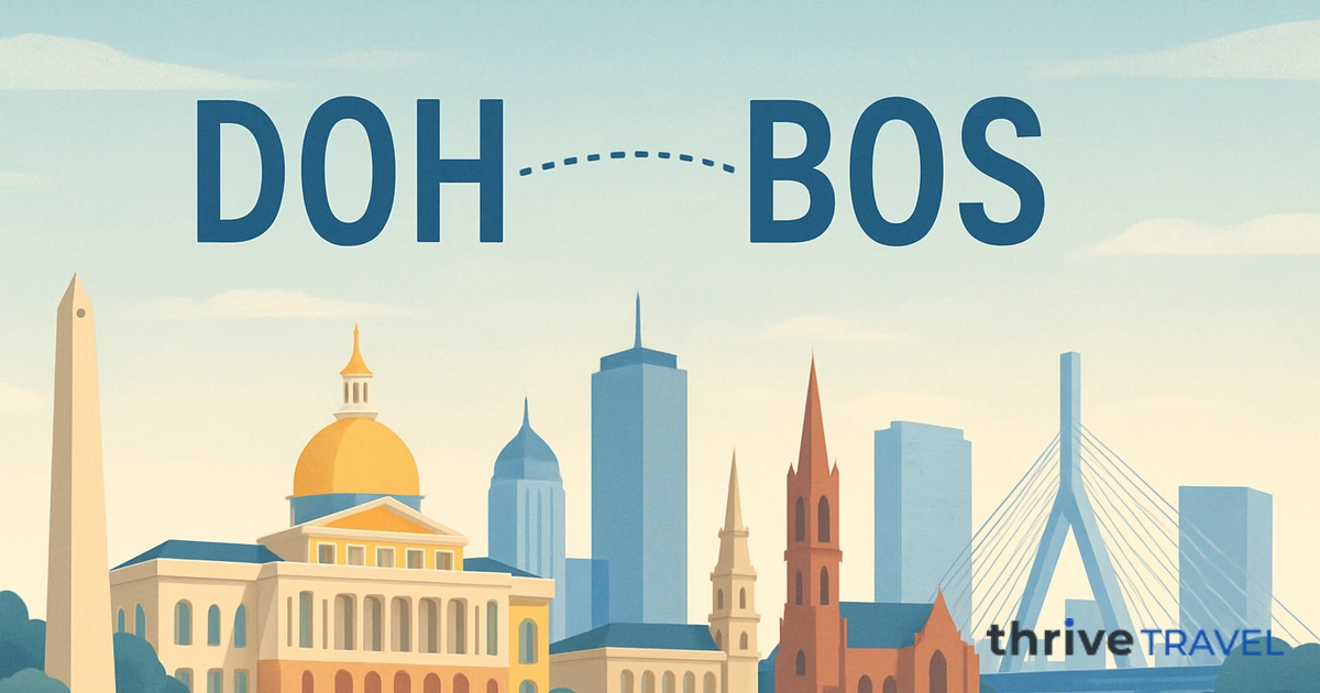 Doha to Boston