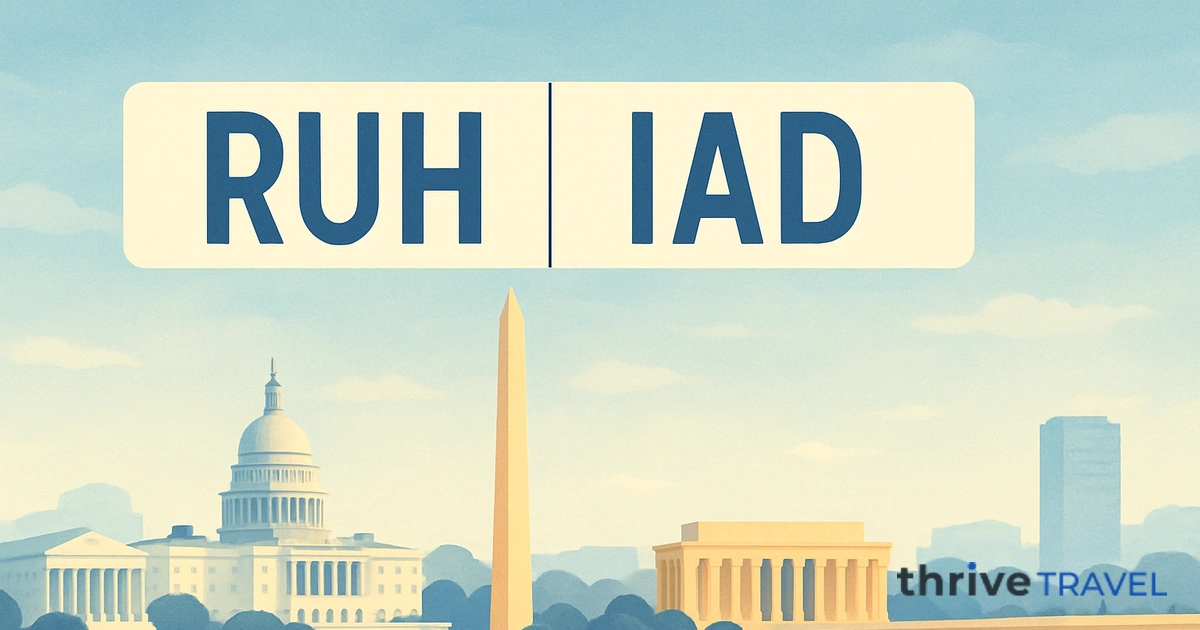 Riyadh to Washington