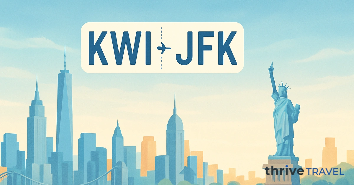 Kuwait City to New York