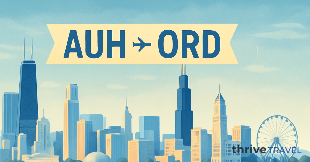 Abu Dhabi to Chicago