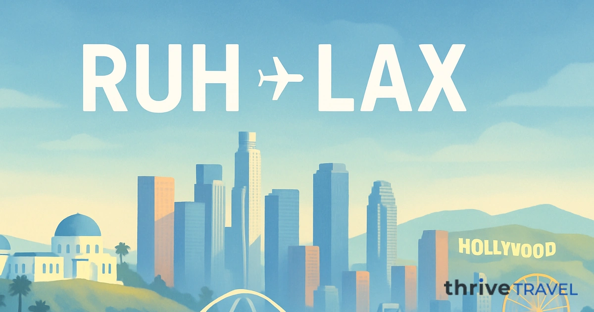 Riyadh to Los Angeles