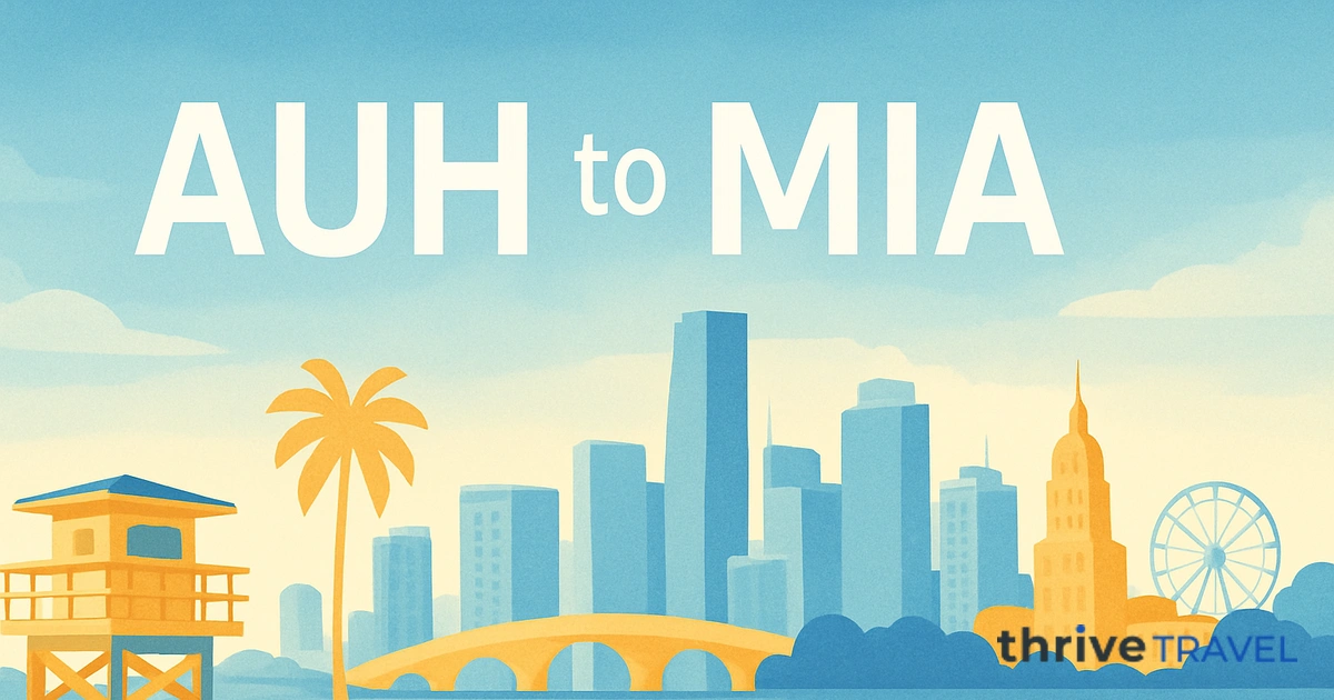 Abu Dhabi to Miami
