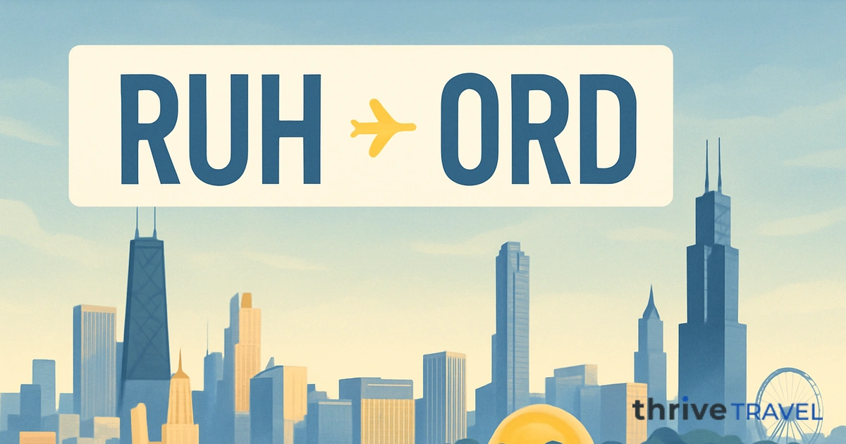 Riyadh to Chicago
