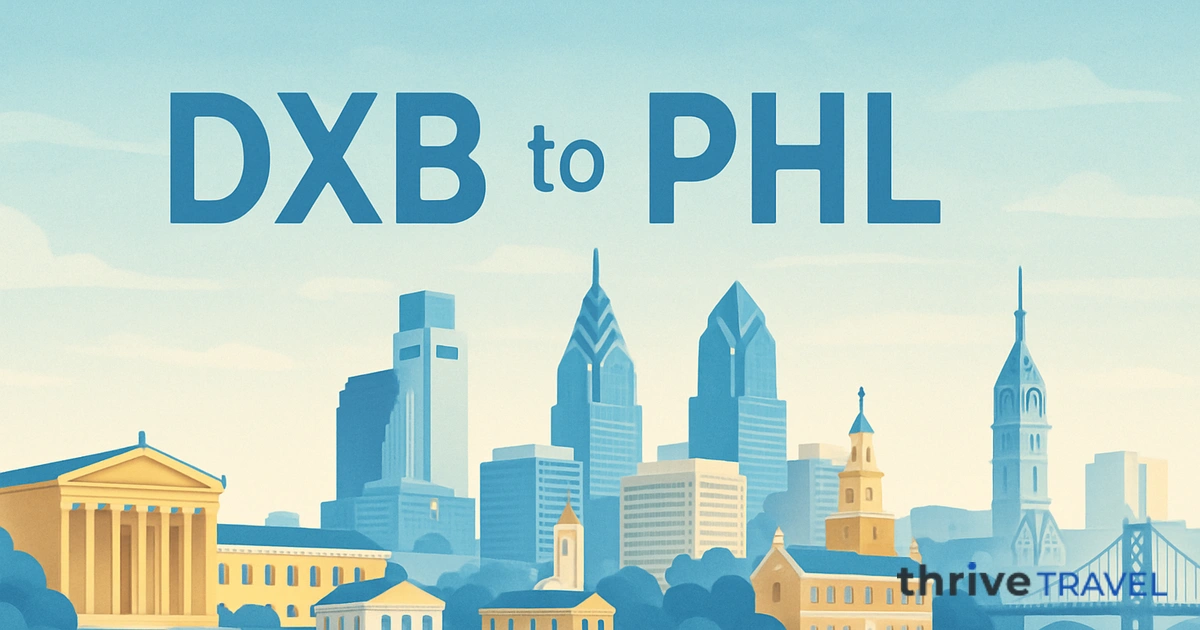 Dubai to Philadelphia