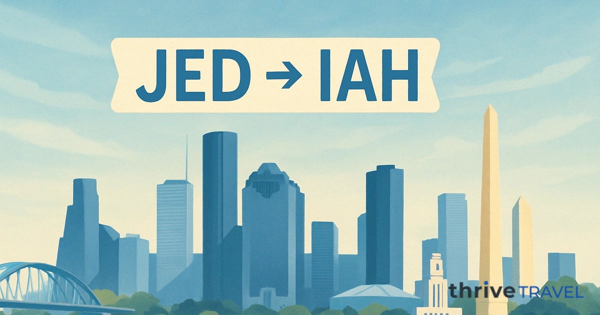 Jeddah to Houston