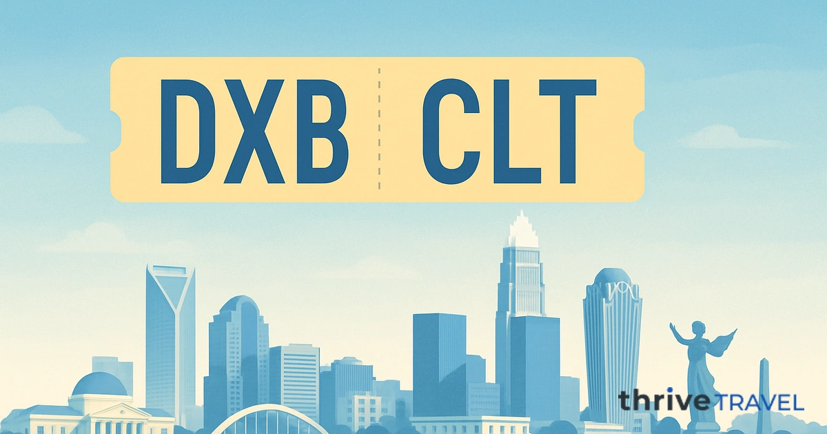 Dubai to Charlotte