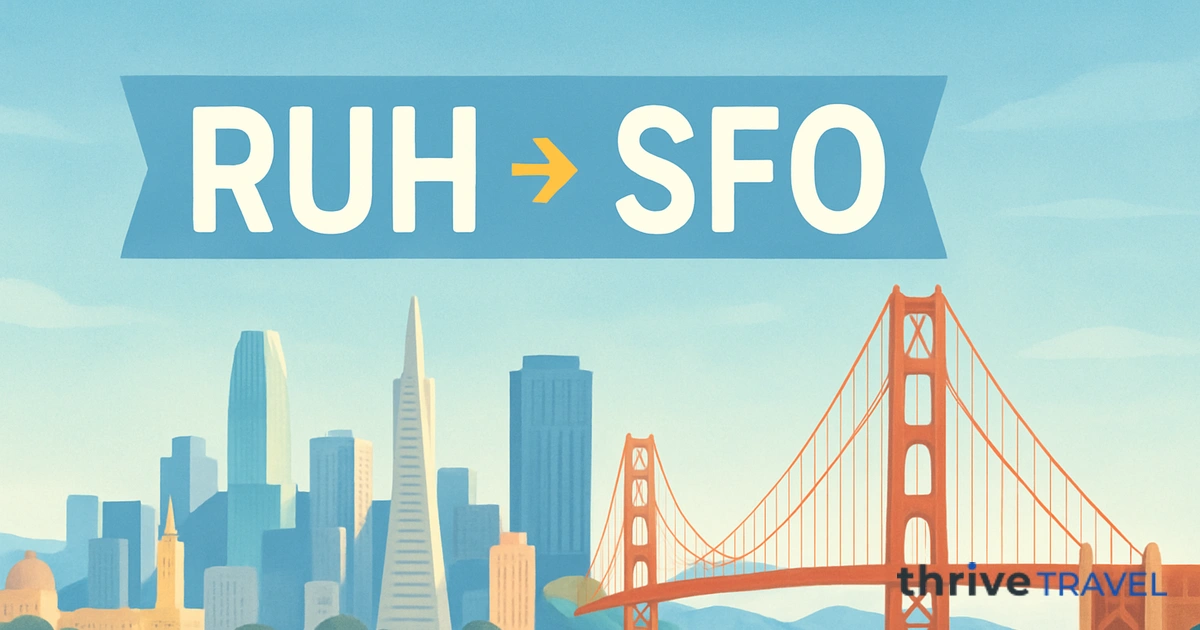 Riyadh to San Francisco