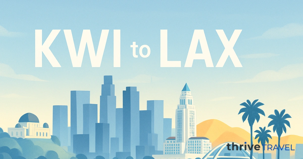 Kuwait City to Los Angeles
