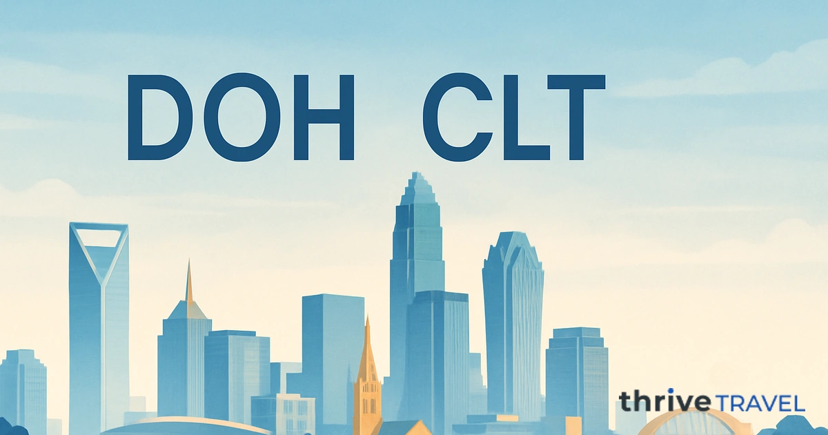 Doha to Charlotte