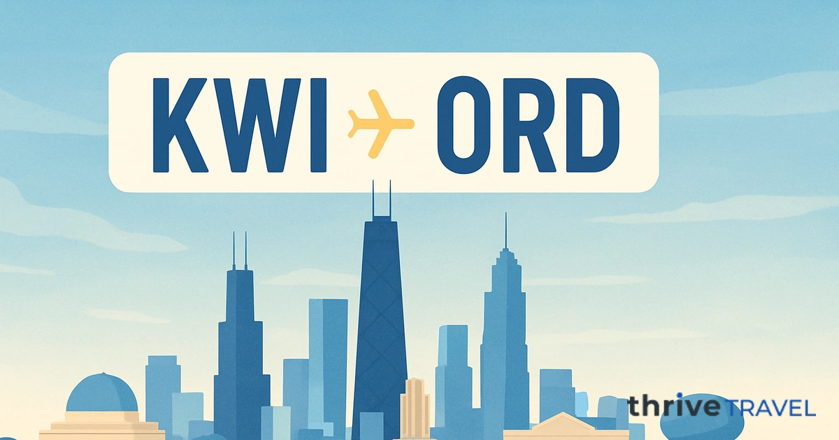 Kuwait City to Chicago