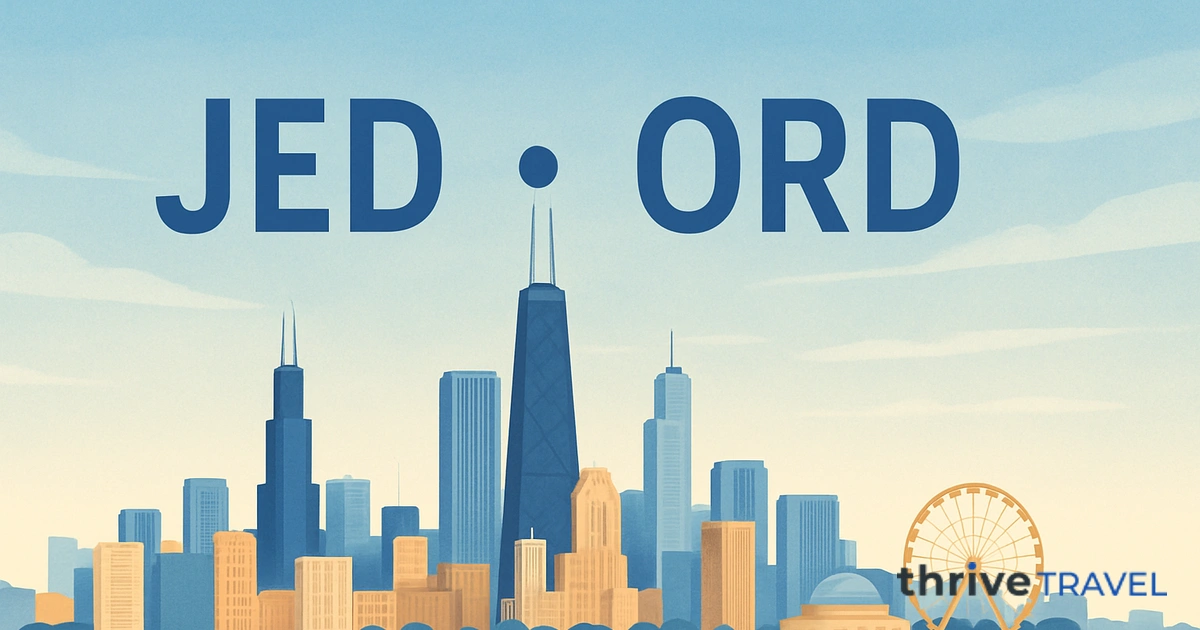 Jeddah to Chicago