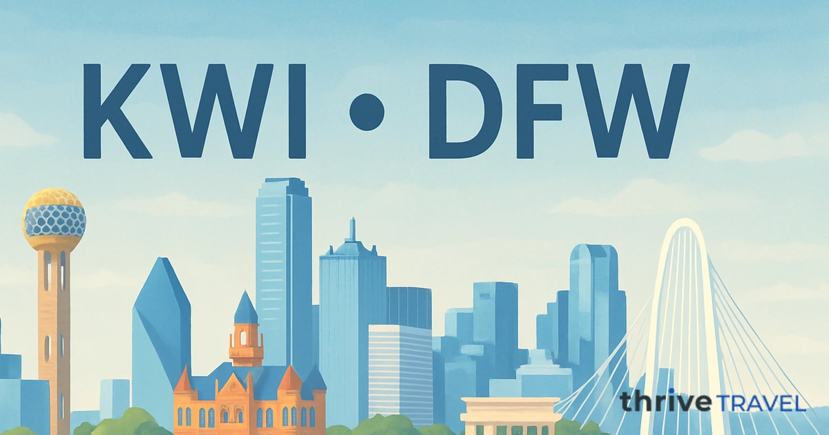 Kuwait City to Dallas