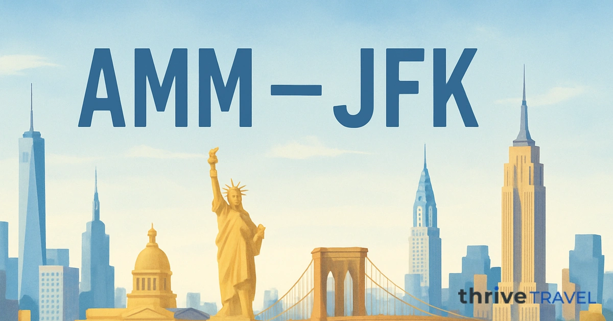 Amman to New York