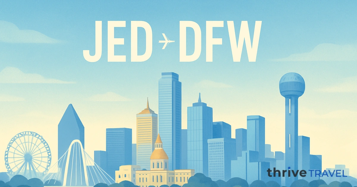 Jeddah to Dallas