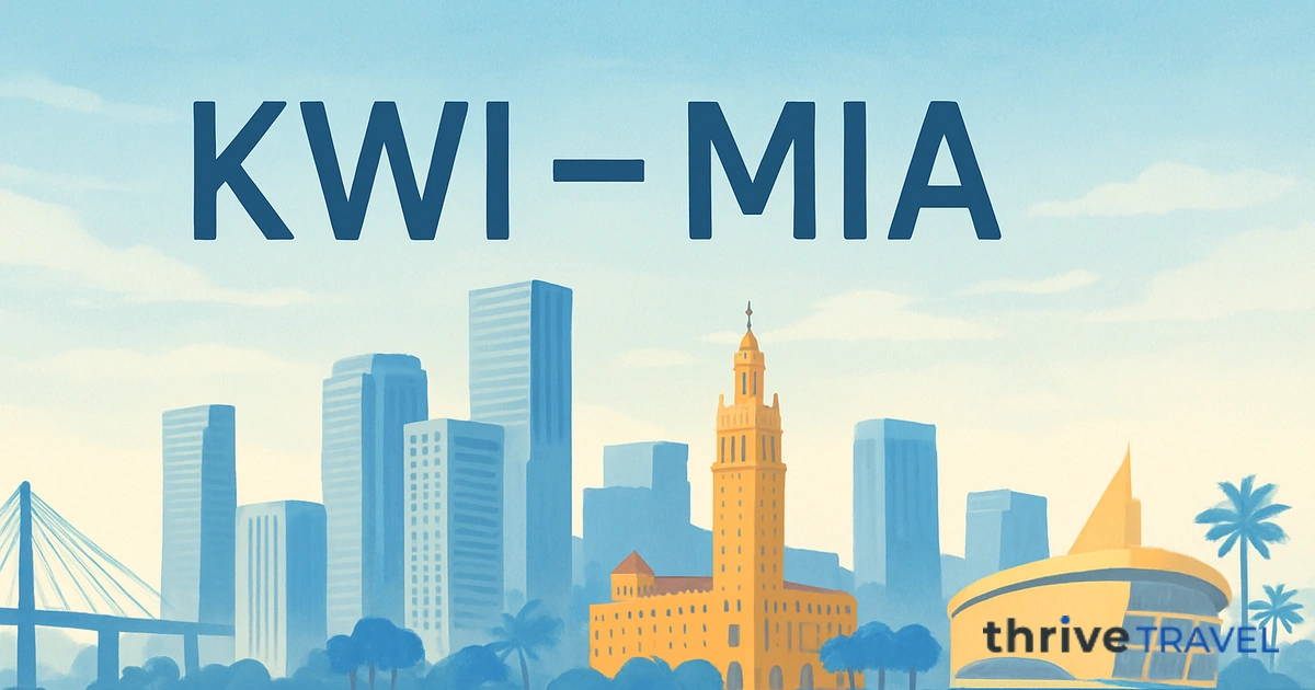 Kuwait City to Miami