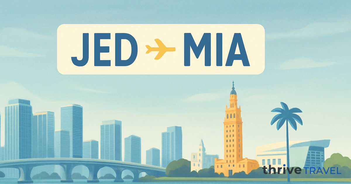 Jeddah to Miami