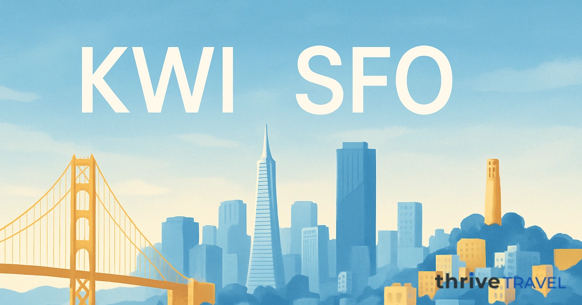 Kuwait City to San Francisco