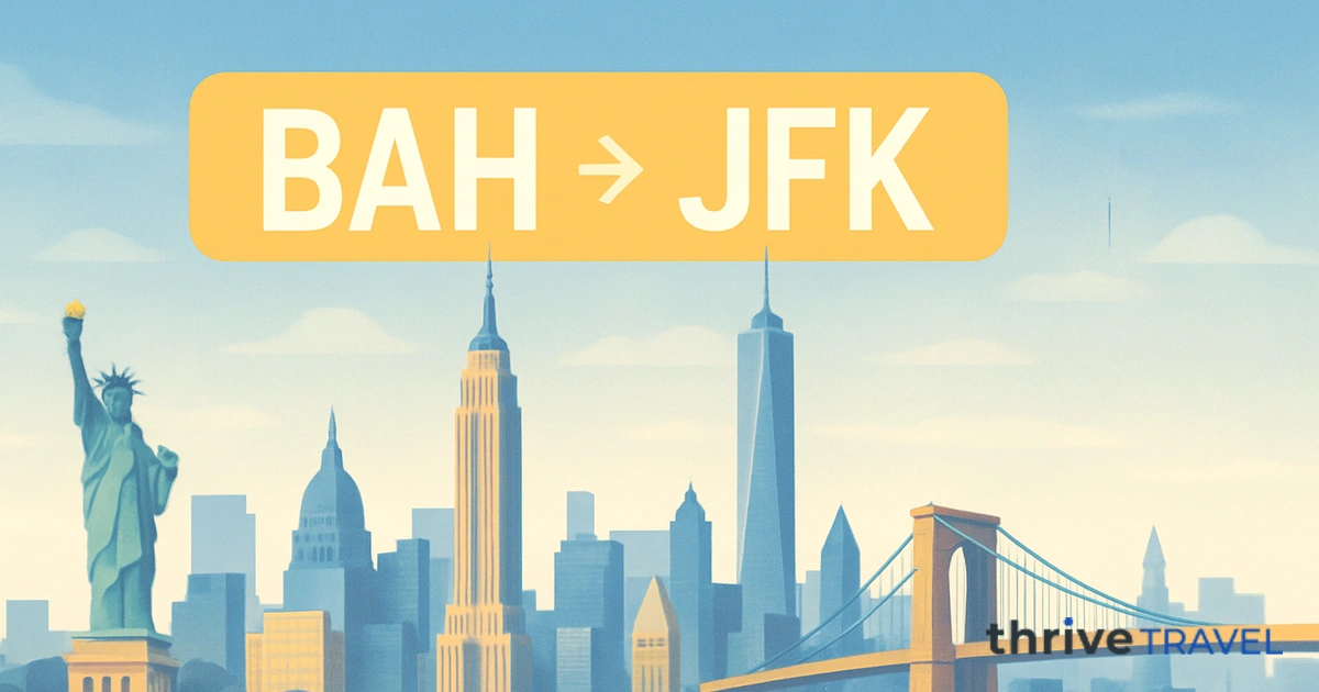 Bahrain to New York