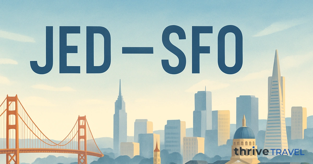 Jeddah to San Francisco