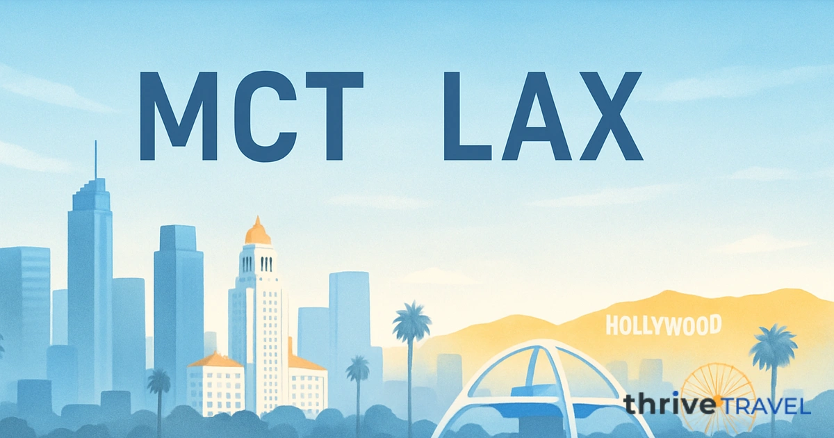 Muscat to Los Angeles