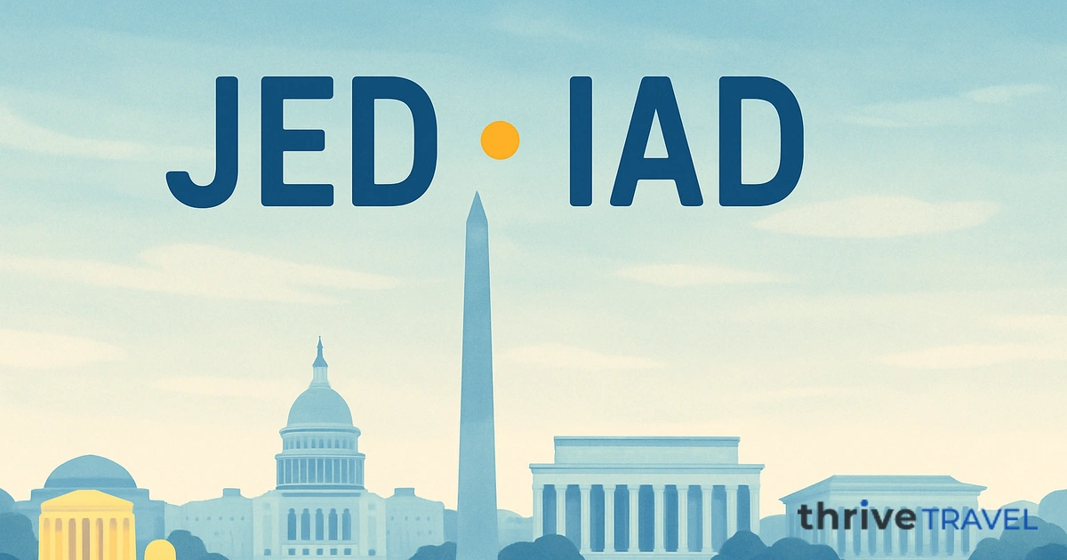 Jeddah to Washington