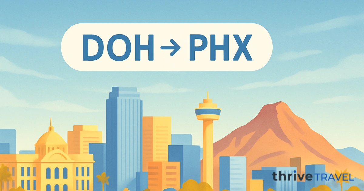 Doha to Phoenix