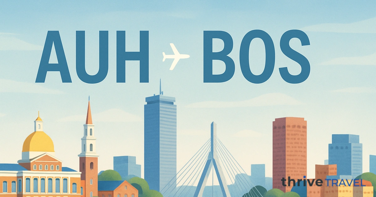 Abu Dhabi to Boston