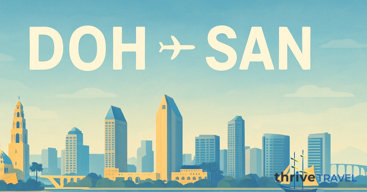 Doha to San Diego