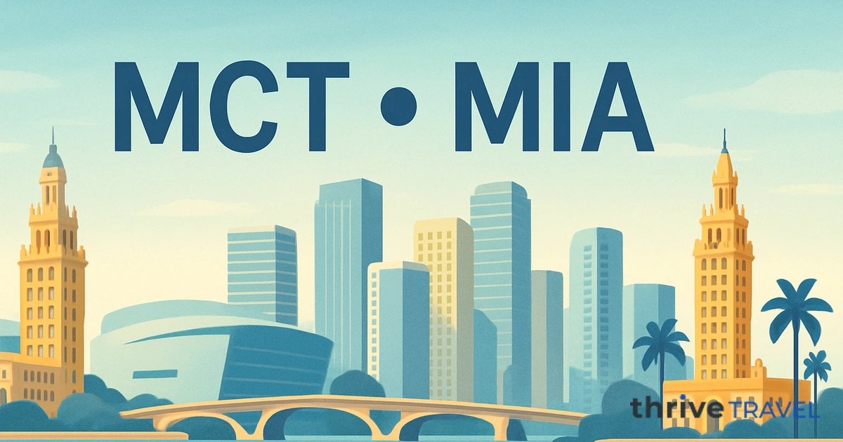 Muscat to Miami