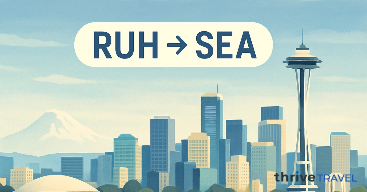 Riyadh to Seattle