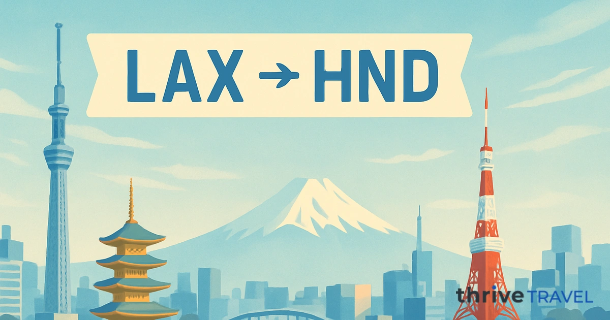Los Angeles to Tokyo