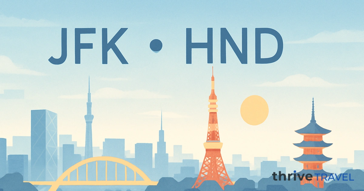 New York to Tokyo