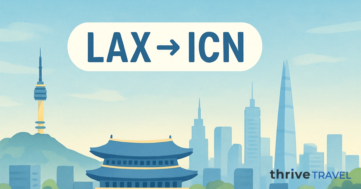 Los Angeles to Seoul