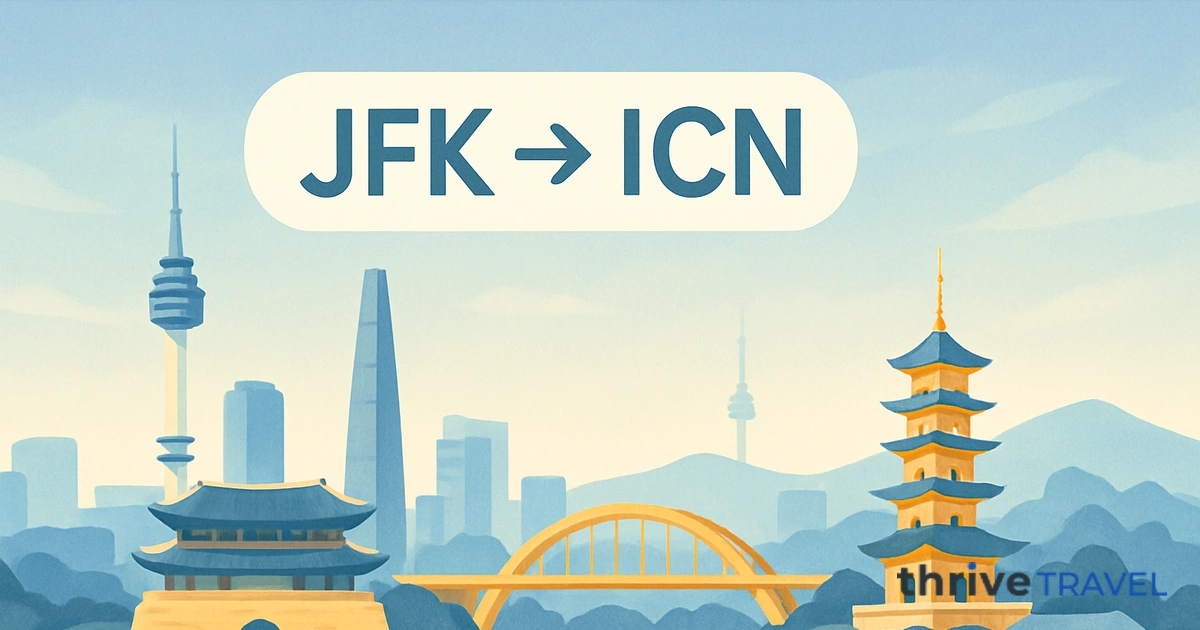 New York to Seoul
