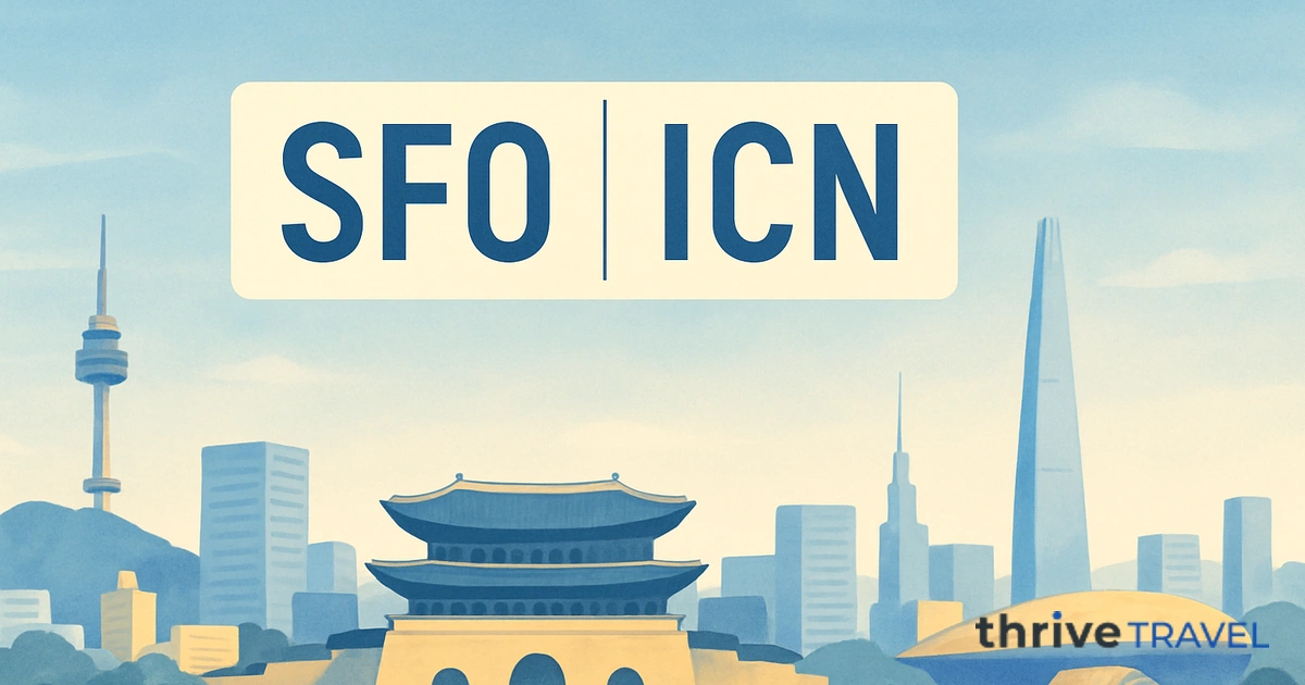 San Francisco to Seoul