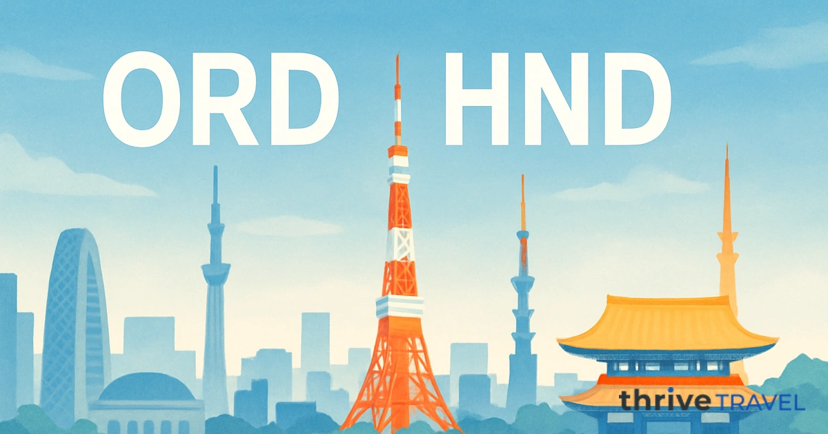 Chicago to Tokyo