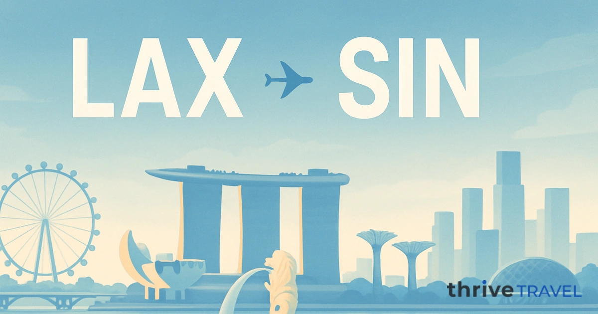 Los Angeles to Singapore
