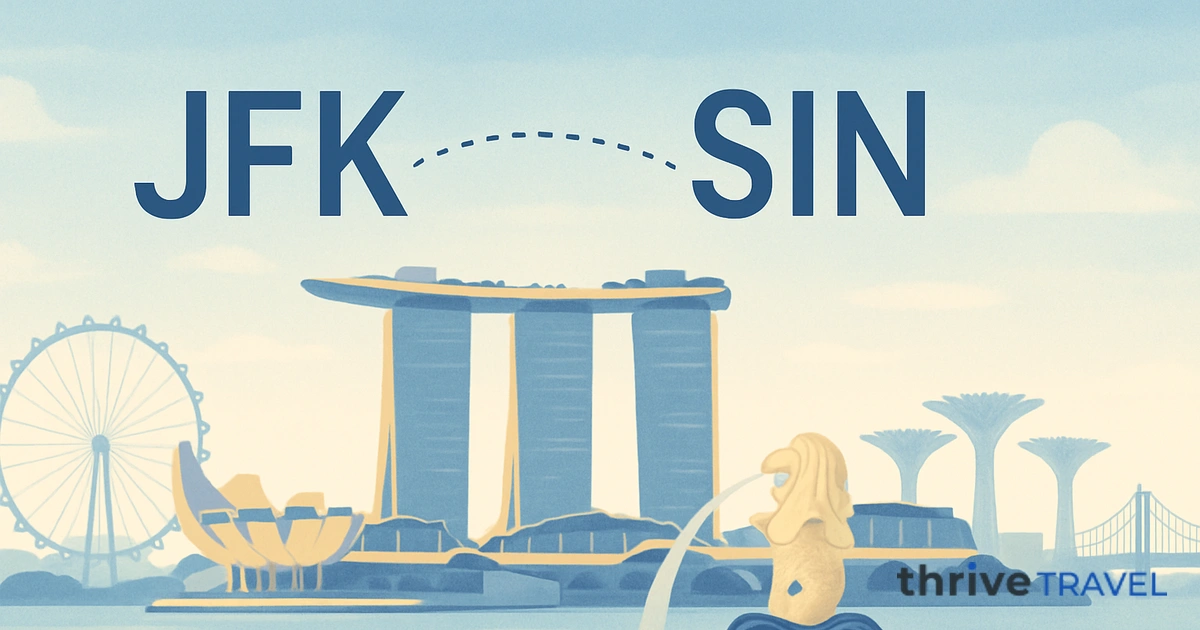 New York to Singapore