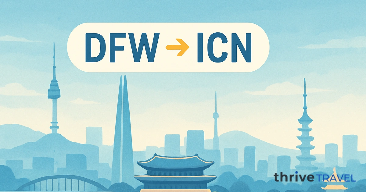 Dallas to Seoul