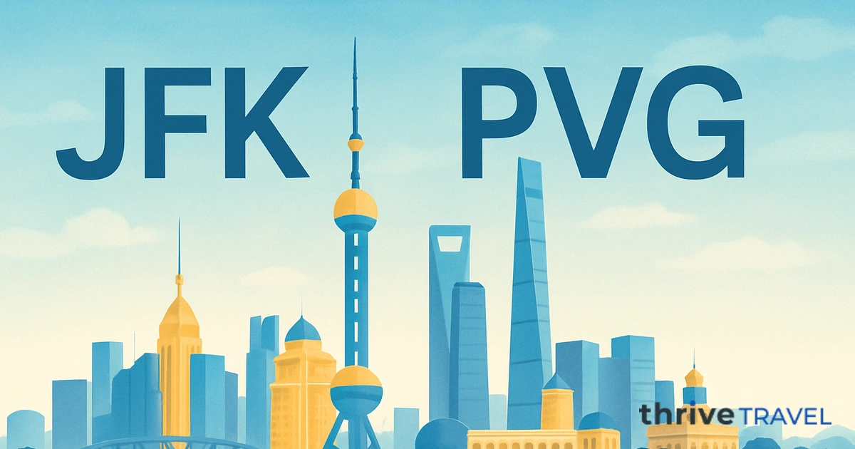 New York to Shanghai