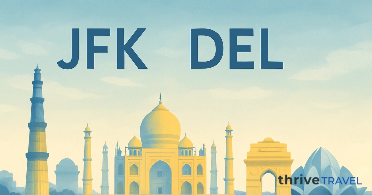 New York to Delhi