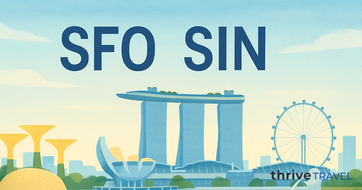 San Francisco to Singapore