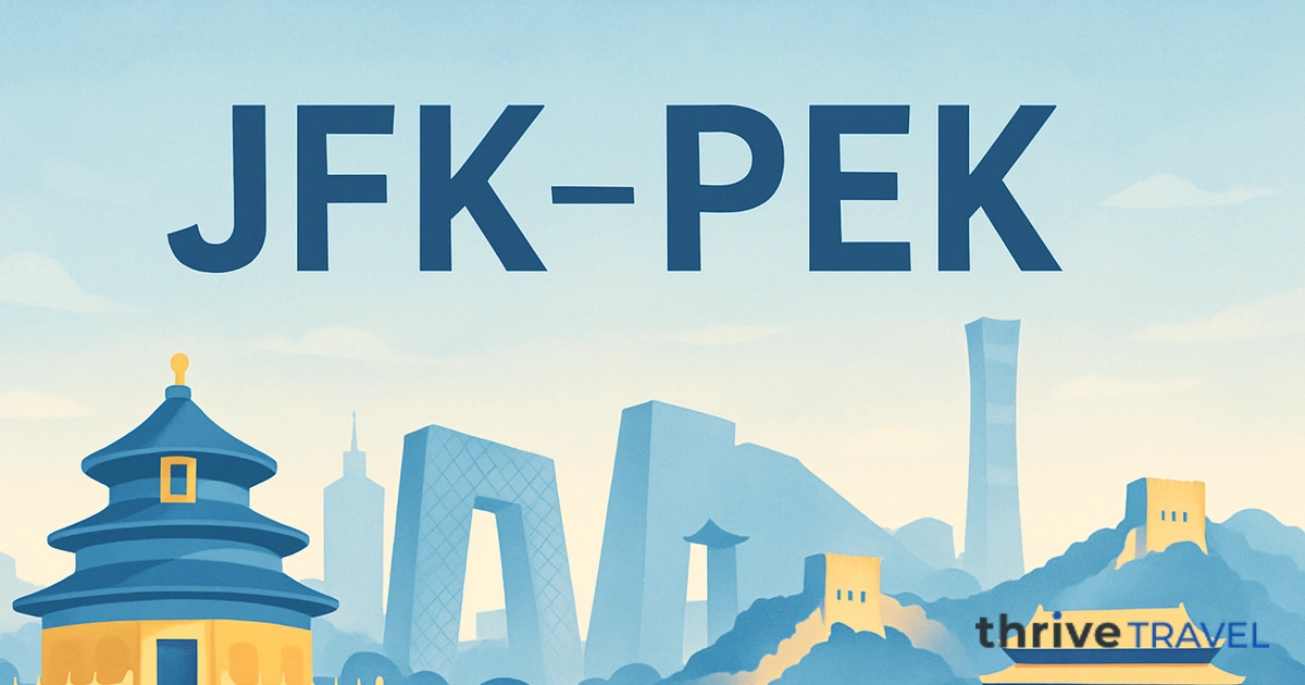 New York to Beijing