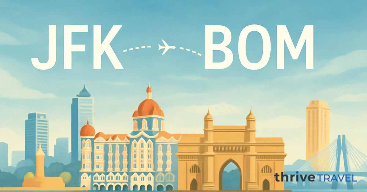 New York to Mumbai